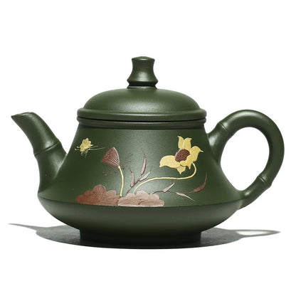 Chinese Teapot Real Handmade Green Tea Kettle Purple Clay Teapot Puer Tea Set Traditional Kung Fu Yixing Zisha Teaware