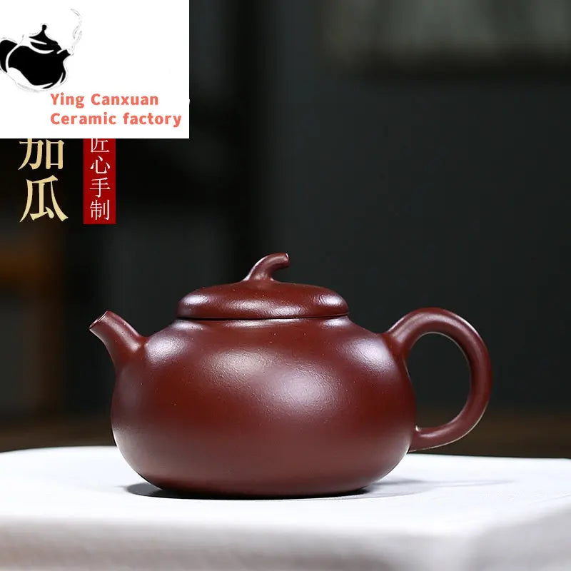 Chinese Teapot Yixing Purple Clay Pot Raw Ore Purple Mud Eggplant Teapot Kung Fu Tea Set Yixing Teapot 200ml