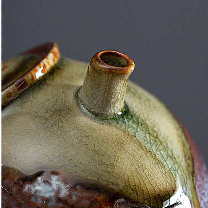 Chinese Traditional Kiln Change Ceramic Teapots Handmade Kettle Travel Portable Filter Tea Pot Household Tea Set Teaware