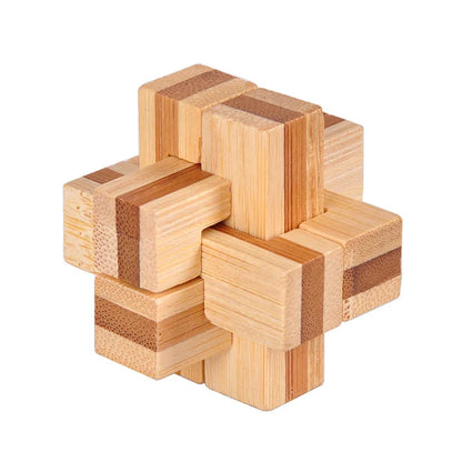 Chinese Wooden Mortise and Tenon Blocks, Adult Classical Educational Toys, Kong Mingsuo Luban Lock, Foreign Trade