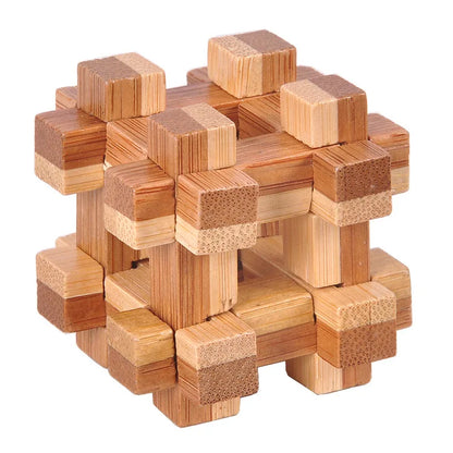 Chinese Wooden Mortise and Tenon Blocks, Adult Classical Educational Toys, Kong Mingsuo Luban Lock, Foreign Trade