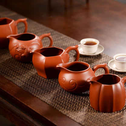 Chinese Yixing Purple Clay Fair Cup Cha Hai Handmade Master Teacup Tradition Tea Set Accessories Household Drinkware Tea Divider