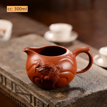 Chinese Yixing Purple Clay Fair Cup Cha Hai Handmade Master Teacup Tradition Tea Set Accessories Household Drinkware Tea Divider