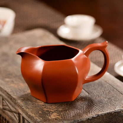 Chinese Yixing Purple Clay Fair Cup Cha Hai Handmade Master Teacup Tradition Tea Set Accessories Household Drinkware Tea Divider