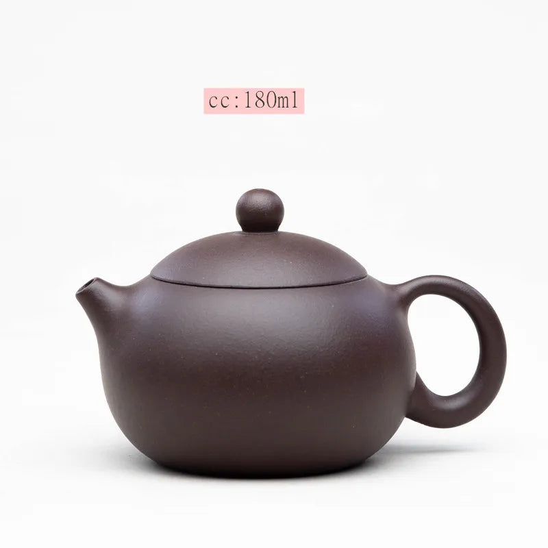 Chinese Yixing Purple Clay Tea Pots Handmade Zhu Mud Xishi Teapot Customized Filter Beauty Kettle Tradition Zisha Tea Set 180ml