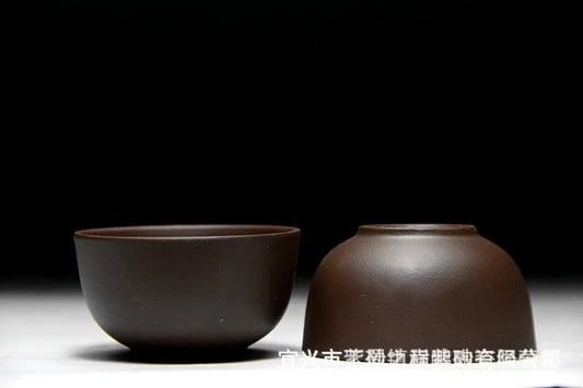 Chinese Yixing Purple Clay Teacup Coffee Cup Oolong Tea Handmade Boutique Tea Bowl Master Tea Cup Portable Personal Single Cup