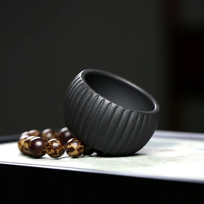 Chinese Yixing Purple Clay Teacup Travel Cup Handmade Tea Bowl Master Tea Cup Customized Tea Set Accessories 60ml