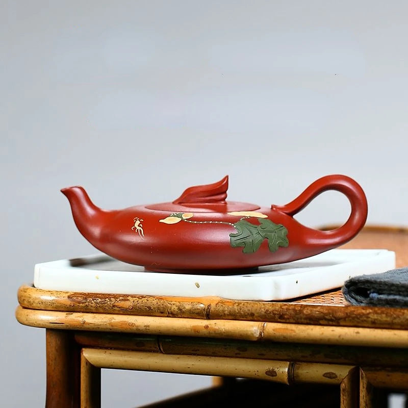 Chinese Yixing Purple Clay Teapot Dahongpao Tea Pot  Teapots Handmade Stone Kettle Zisha Tea Set