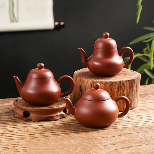Chinese Yixing Purple Clay Teapot Handmade Filter Tea Infuser Dahongpao Beauty Kettle Customized Zisha Tea Set Home Drinkware