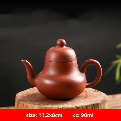 Chinese Yixing Purple Clay Teapot Handmade Filter Tea Infuser Dahongpao Beauty Kettle Customized Zisha Tea Set Home Drinkware