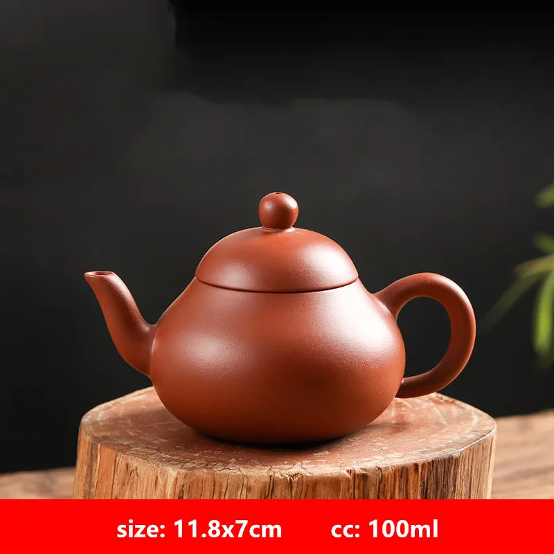 Chinese Yixing Purple Clay Teapot Handmade Filter Tea Infuser Dahongpao Beauty Kettle Customized Zisha Tea Set Home Drinkware