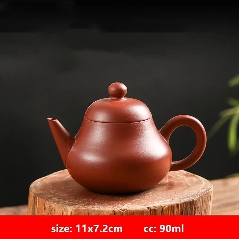 Chinese Yixing Purple Clay Teapot Handmade Filter Tea Infuser Dahongpao Beauty Kettle Customized Zisha Tea Set Home Drinkware