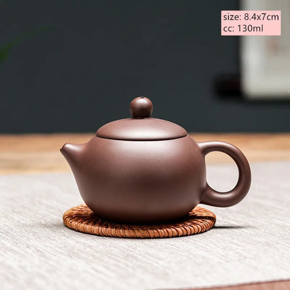 Chinese Yixing Purple Clay Teapot Large-capacity Antique Pot Handmade Xishi Tea Pot Tradition Tea Set Household Drinkware