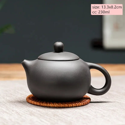 Chinese Yixing Purple Clay Teapot Large-capacity Antique Pot Handmade Xishi Tea Pot Tradition Tea Set Household Drinkware