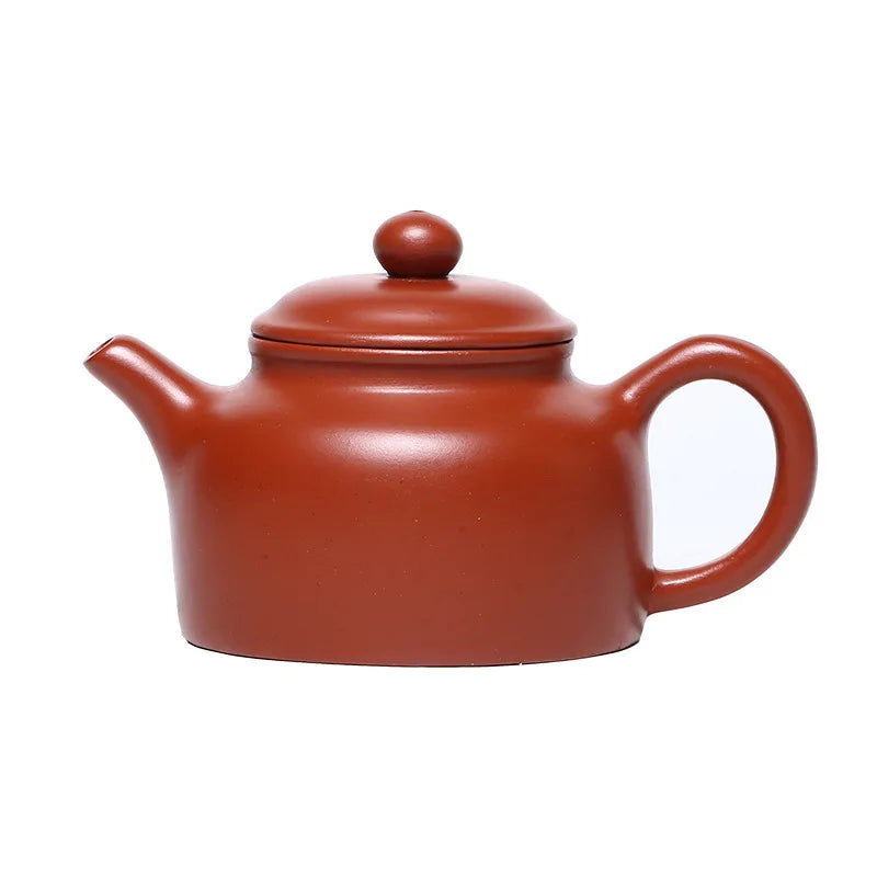 Chinese Yixing Purple Clay Teapot Traditional Ball Hole Filter Tea Infuser Beauty Stone Scoop Kettle Household Zisha Tea Set