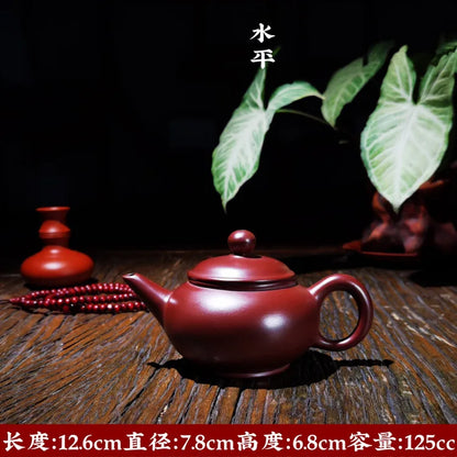 Chinese Yixing Purple Clay Teapots Classic Dragon Egg Tea Pot 188 Ball Hole Filter Kettle Master Handmade Zisha Teaware Gifts