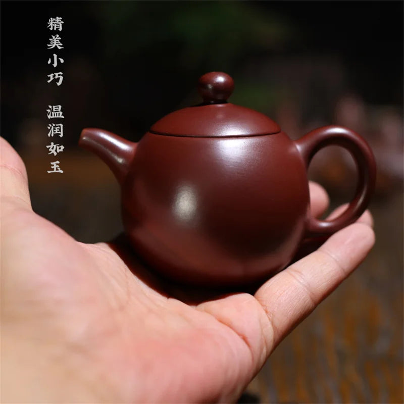 Chinese Yixing Purple Clay Teapots Classic Dragon Egg Tea Pot 188 Ball Hole Filter Kettle Master Handmade Zisha Teaware Gifts