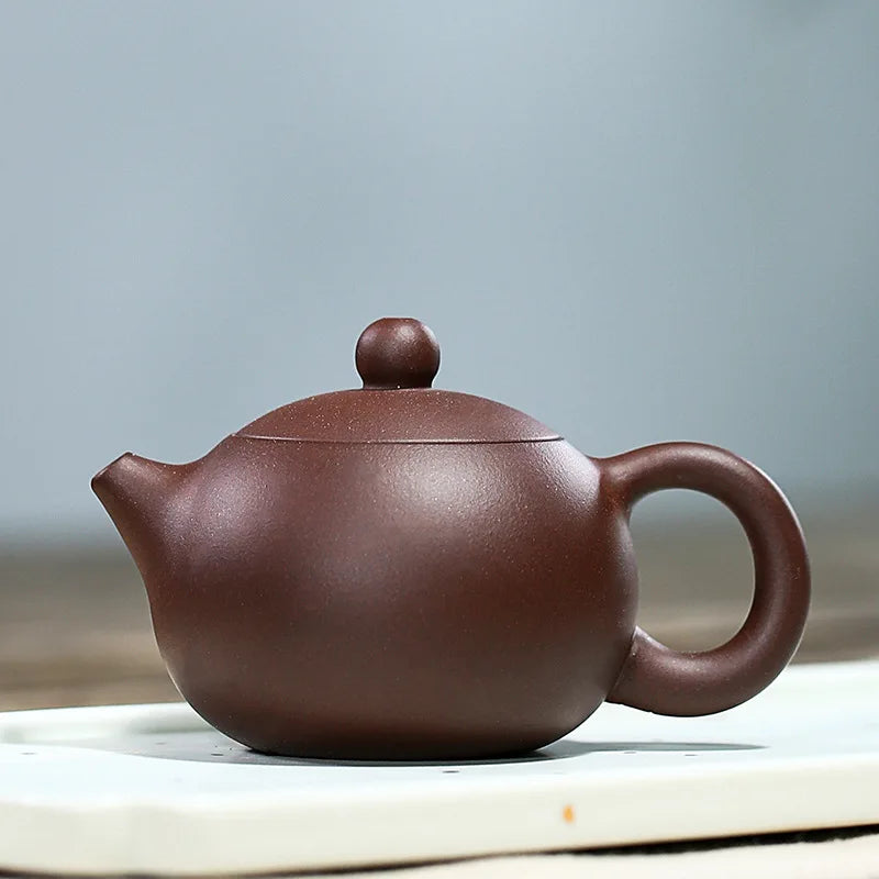 Chinese Yixing Purple Clay Teapots Classic Xishi Tea Pot 115ml Tea Kettle Master Handmade Zisha Kungfu Teaware Set