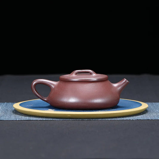 Chinese Yixing Raw Ore Zhu Mud Tea Pot Filtration Kettle Handmade Purple Clay Teapots Zisha Teaware Supplies Tea Set 230ml
