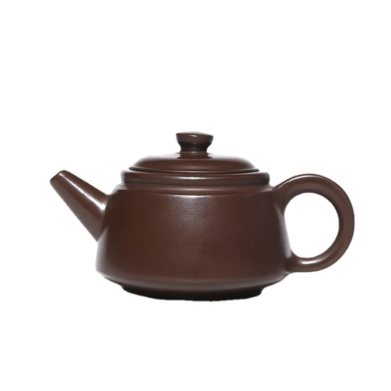Chinese Yixing Raw Ore Zhu Mud400cc  Tea Pot Filtration Kettle Handmade Purple Clay Teapots Zisha Teaware Supplies Tea Set