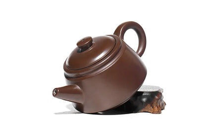 Chinese Yixing Raw Ore Zhu Mud400cc  Tea Pot Filtration Kettle Handmade Purple Clay Teapots Zisha Teaware Supplies Tea Set
