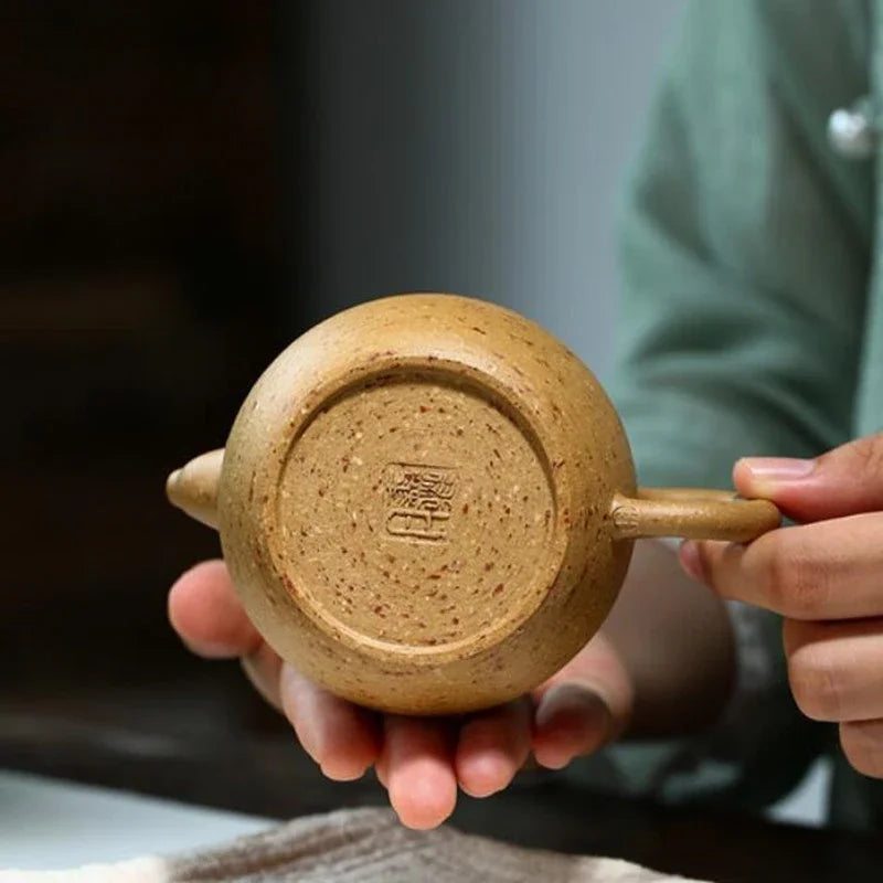 Chinese Yixing Tea Pot Handmade Purple Clay Teapot Raw Ore Beauty Kettle Home Tea Ceremony Customized Gifts Drinkware 160ml