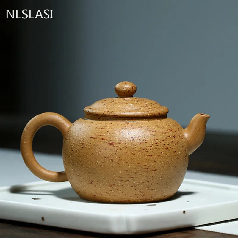 Chinese Yixing Tea Pot Handmade Purple Clay Teapot Raw Ore Beauty Kettle Home Tea Ceremony Customized Gifts Drinkware 160ml