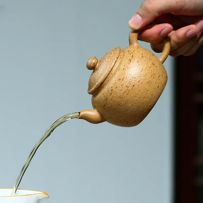 Chinese Yixing Tea Pot Handmade Purple Clay Teapot Raw Ore Beauty Kettle Home Tea Ceremony Customized Gifts Drinkware 160ml