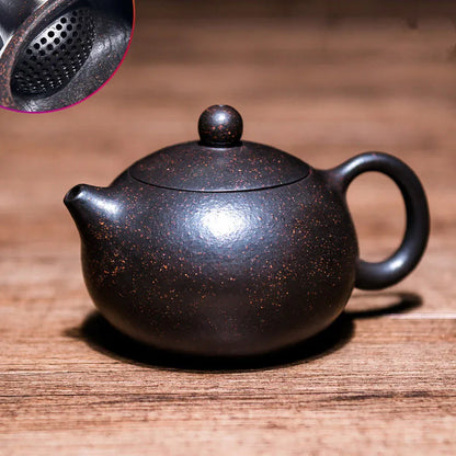 Chinese Yixing Tea Pot Purple Clay Xishi Teapot Beauties Handmade Tea Set Customized Gifts Authentic Ball Hole Filter