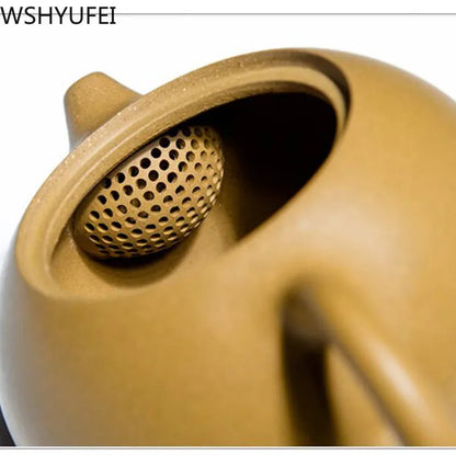 Chinese Yixing Tea Pot Purple Clay Xishi Teapot Beauties Handmade Tea Set Customized Gifts Authentic Ball Hole Filter