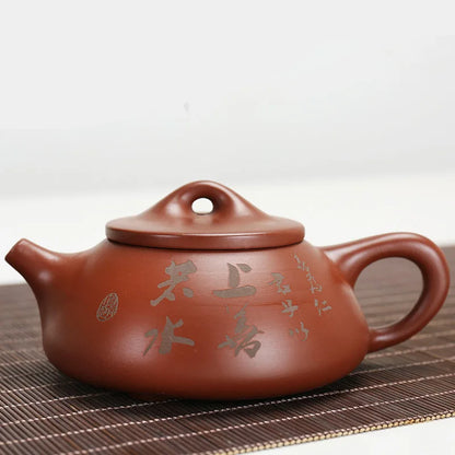 Chinese Yixing Teapot Authentic Zisha Tea Kettle Home Decor Handmade Purple Clay Teapot Tabletop Kung Fu Travel Tea Set