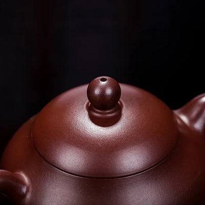 Chinese Yixing Teapots Tea Pot, Kungfu, Full Hand Made, Breast Top Teapots, Big Red, Hua Pao Mud, Author Shan Fang, 170ml