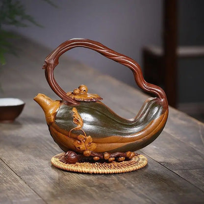 Chinese Yixing Teaware Teapots Authentic Yixing Teapot Famous Handmade Teapot Mine Purple Mud Tea Set 350ml