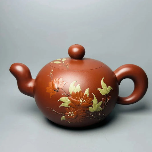 Chinese Yixing Zisha Clay Teapot  A bead Pot  Yan Ping 360ml