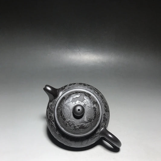 Chinese Yixing Zisha Clay Teapot  Antique Dragon Pattern Pot  Yin Zhenting 300ml