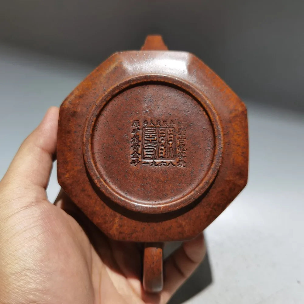 Chinese Yixing Zisha Clay Teapot  Bafang Ruyi Pot Gu Jingzhou 240ml