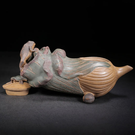 Chinese Yixing Zisha Clay Teapot  Baicai Pot  Yanting 400ml