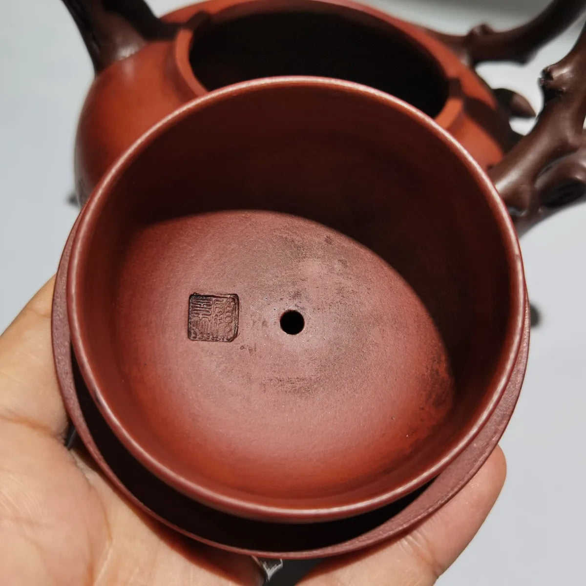 Chinese Yixing Zisha Clay Teapot  Baiguo Lifting beam Pot Gu Jingzhou 580ml