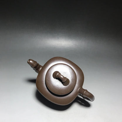 Chinese Yixing Zisha Clay Teapot  Bamboo Rhyme Pot  Gu Jingzhou 380ml
