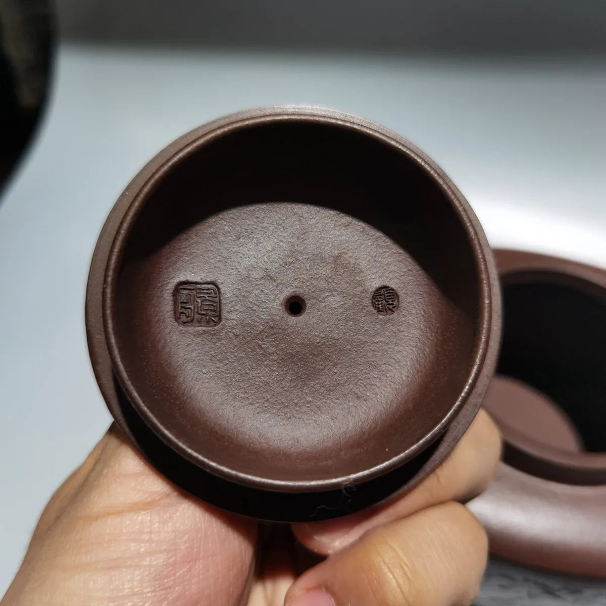Chinese Yixing Zisha Clay Teapot  Bamboo Rhyme Pot Gu Jingzhou Raw Ore Purple Mud 360ml