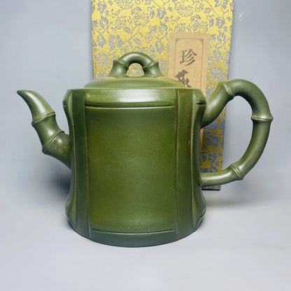 Chinese Yixing Zisha Clay Teapot  Bamboo joint Pot Gu Jingzhou 450ml