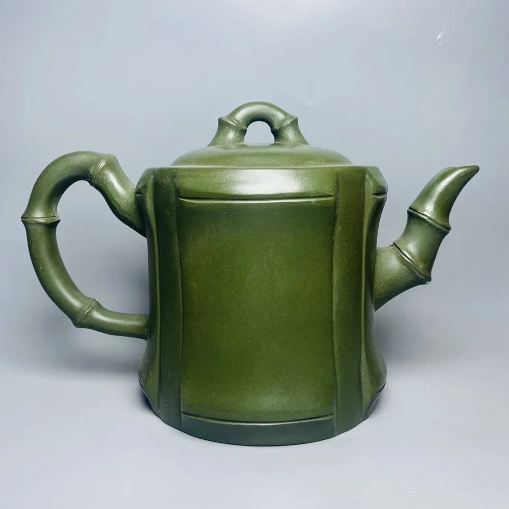 Chinese Yixing Zisha Clay Teapot  Bamboo joint Pot Gu Jingzhou 450ml
