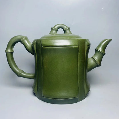 Chinese Yixing Zisha Clay Teapot  Bamboo joint Pot Gu Jingzhou 450ml