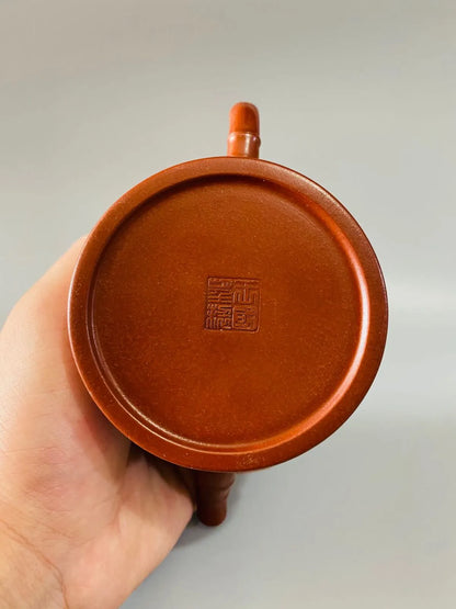 Chinese Yixing Zisha Clay Teapot  Bamboo joint teacup Pot  Wang Guowang 280ml
