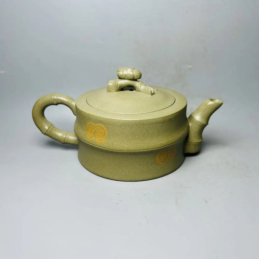 Chinese Yixing Zisha Clay Teapot  Bamboo section Pot Zhang Ling 350ml