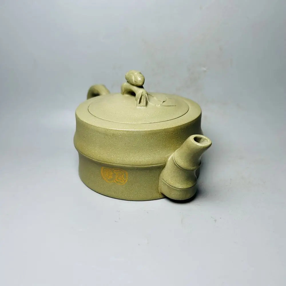 Chinese Yixing Zisha Clay Teapot  Bamboo section Pot Zhang Ling 350ml