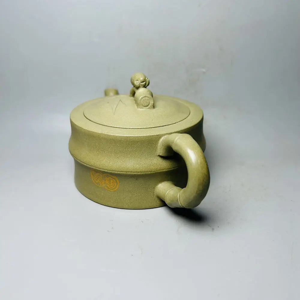 Chinese Yixing Zisha Clay Teapot  Bamboo section Pot Zhang Ling 350ml