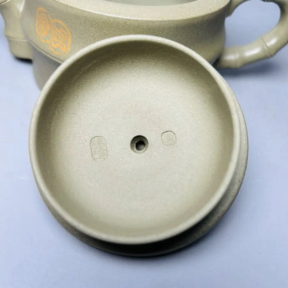 Chinese Yixing Zisha Clay Teapot  Bamboo section Pot Zhang Ling 350ml