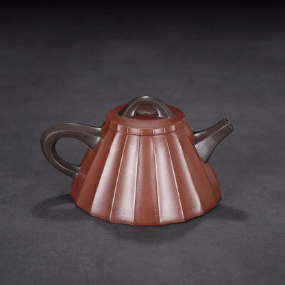 Chinese Yixing Zisha Clay Teapot  Bawang stone Ladybug Pot Zhou Guizhen 260ml