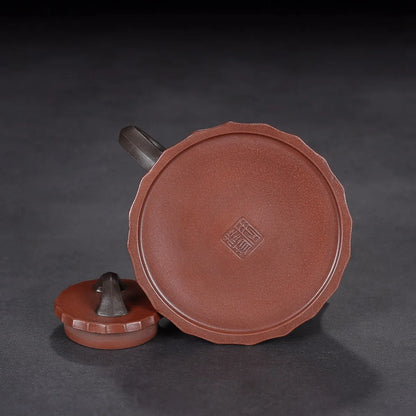 Chinese Yixing Zisha Clay Teapot  Bawang stone Ladybug Pot Zhou Guizhen 260ml
